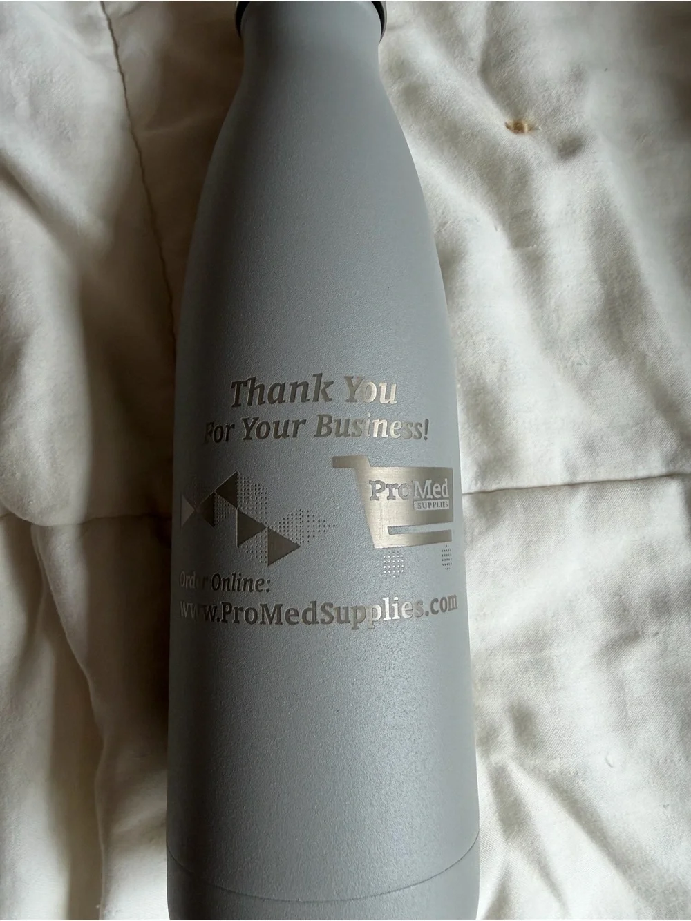 NWT s’well smokey quartz gray custom pharmaceutical rep 17 oz water bottle